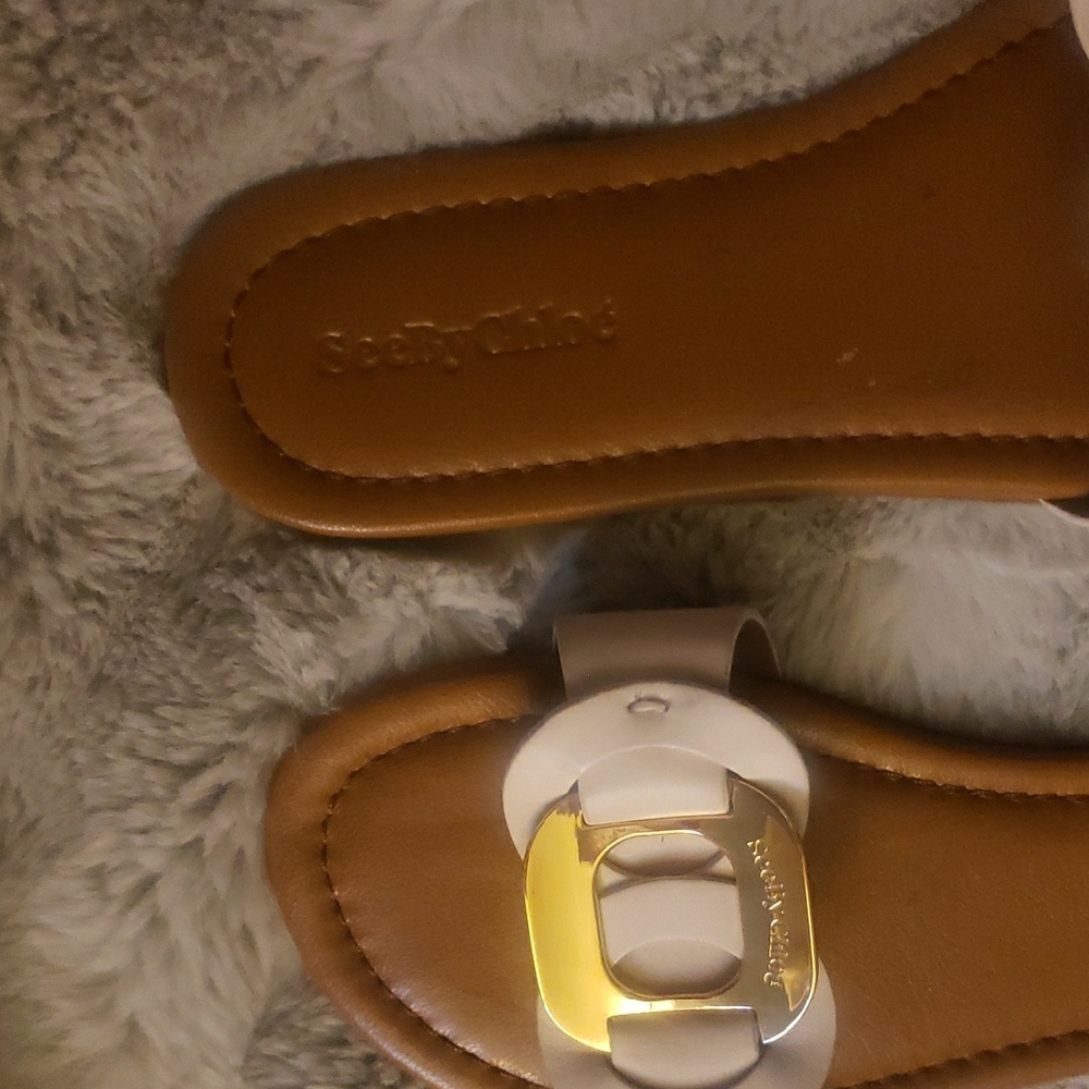See By Chloe White Sandals
